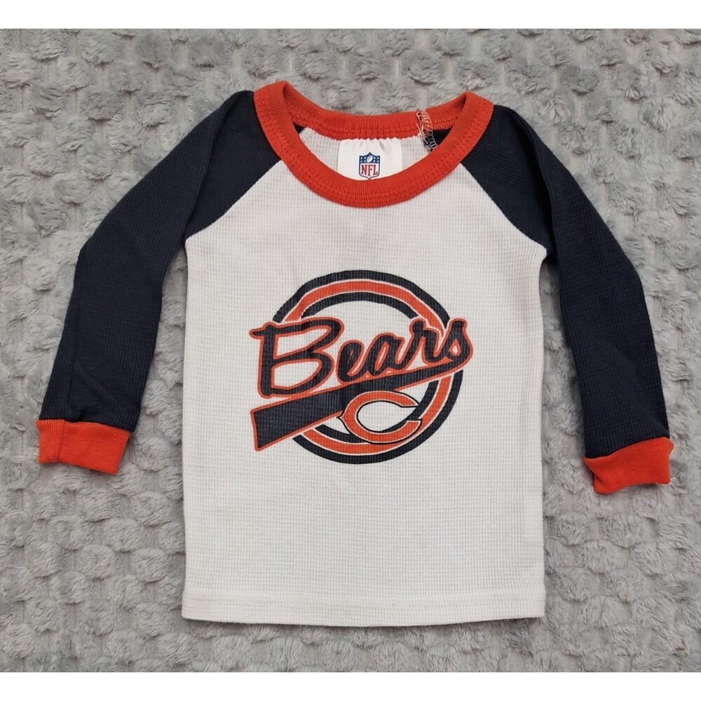 Team Apparel Chicago Bears Long Sleeve Shirt Boys 12 Months Thermal Football